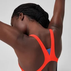 Fitness|One Pieces-Speedo Women's Colourblock Zip Swimsuit