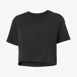 Teamwear-Speedo Women's Crop Tee Black