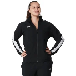 Teamwear-Speedo Women's Edge Warm Up Jacket Black