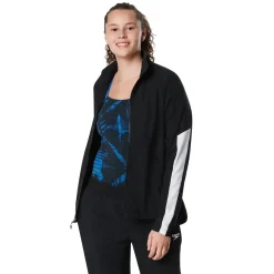 Teamwear-Speedo Women's Edge Warm Up Jacket Black