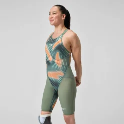 Tech Suits-Speedo Women's Fastskin LZR Pure Valor 2.0 Openback Kneeskin