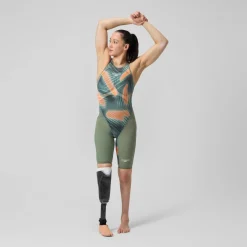 Tech Suits-Speedo Women's Fastskin LZR Pure Valor 2.0 Openback Kneeskin