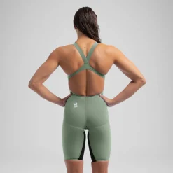 Tech Suits-Speedo Women's Fastskin LZR Pure Valor 2.0 Openback Kneeskin