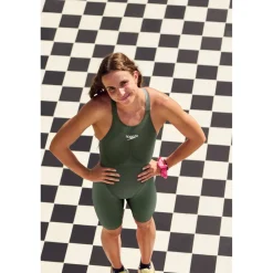 Tech Suits-Speedo Women's Fastskin LZR Pure Valor 2.0 Openback Kneeskin
