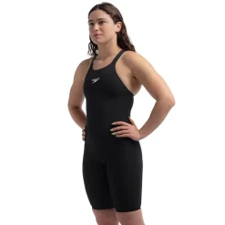 Tech Suits-Speedo Women's Fastskin LZR Pure Valor 2.0 Closedback Kneeskin - Fina Approved Black