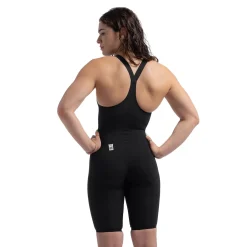 Tech Suits-Speedo Women's Fastskin LZR Pure Valor 2.0 Closedback Kneeskin - Fina Approved Black