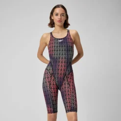 Tech Suits-Speedo Women's Printed Vanquisher Kneeskin