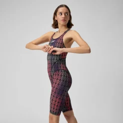 Tech Suits-Speedo Women's Printed Vanquisher Kneeskin