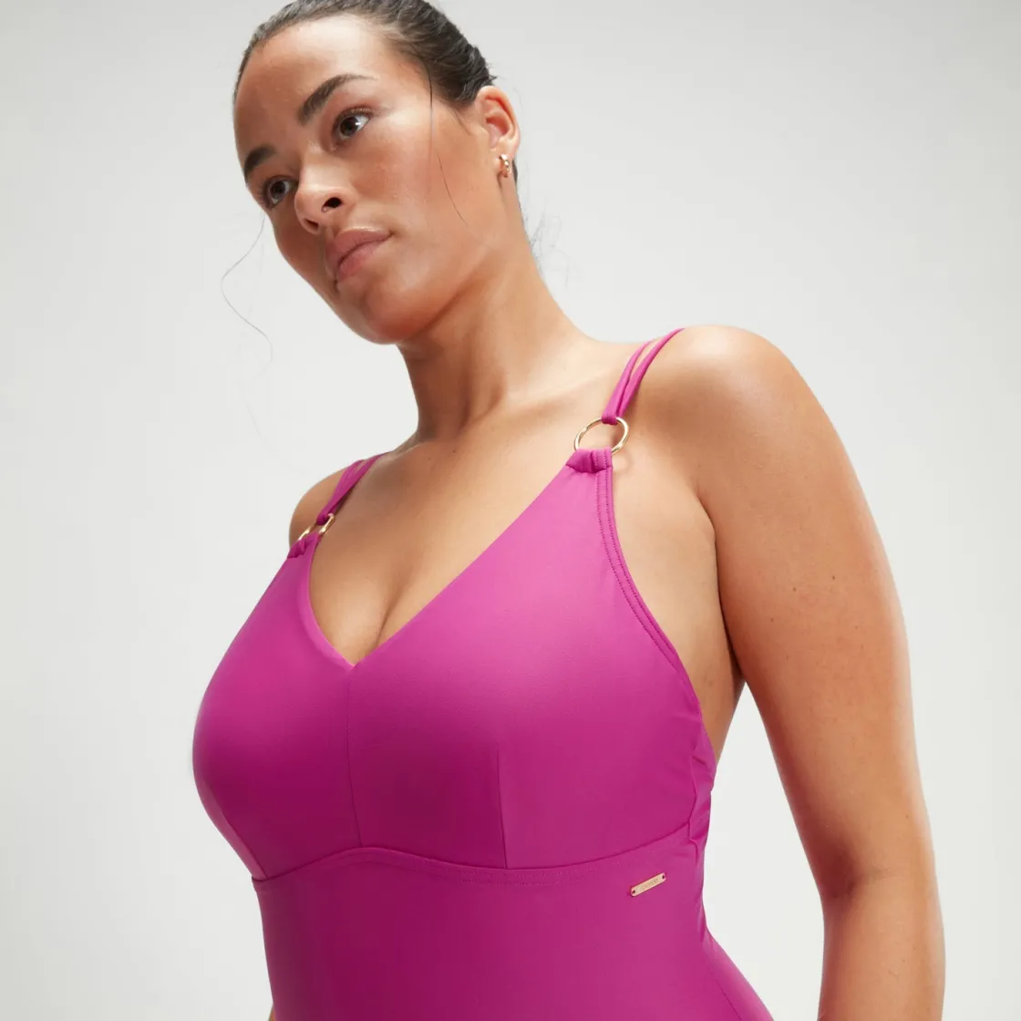 Fitness|One Pieces-Speedo Women's Shaping Strappy One Piece Wineberry