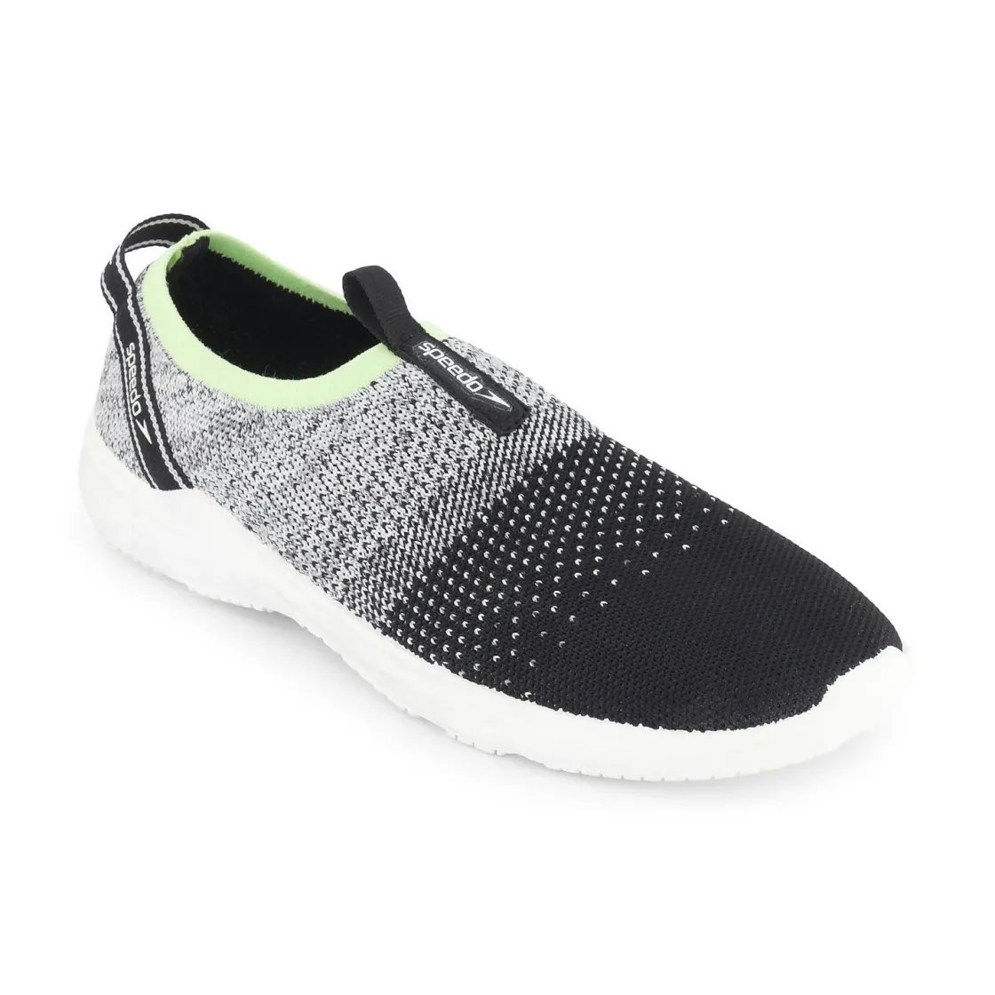 Footwear-Speedo Women's Surfknit Pro Black Gray