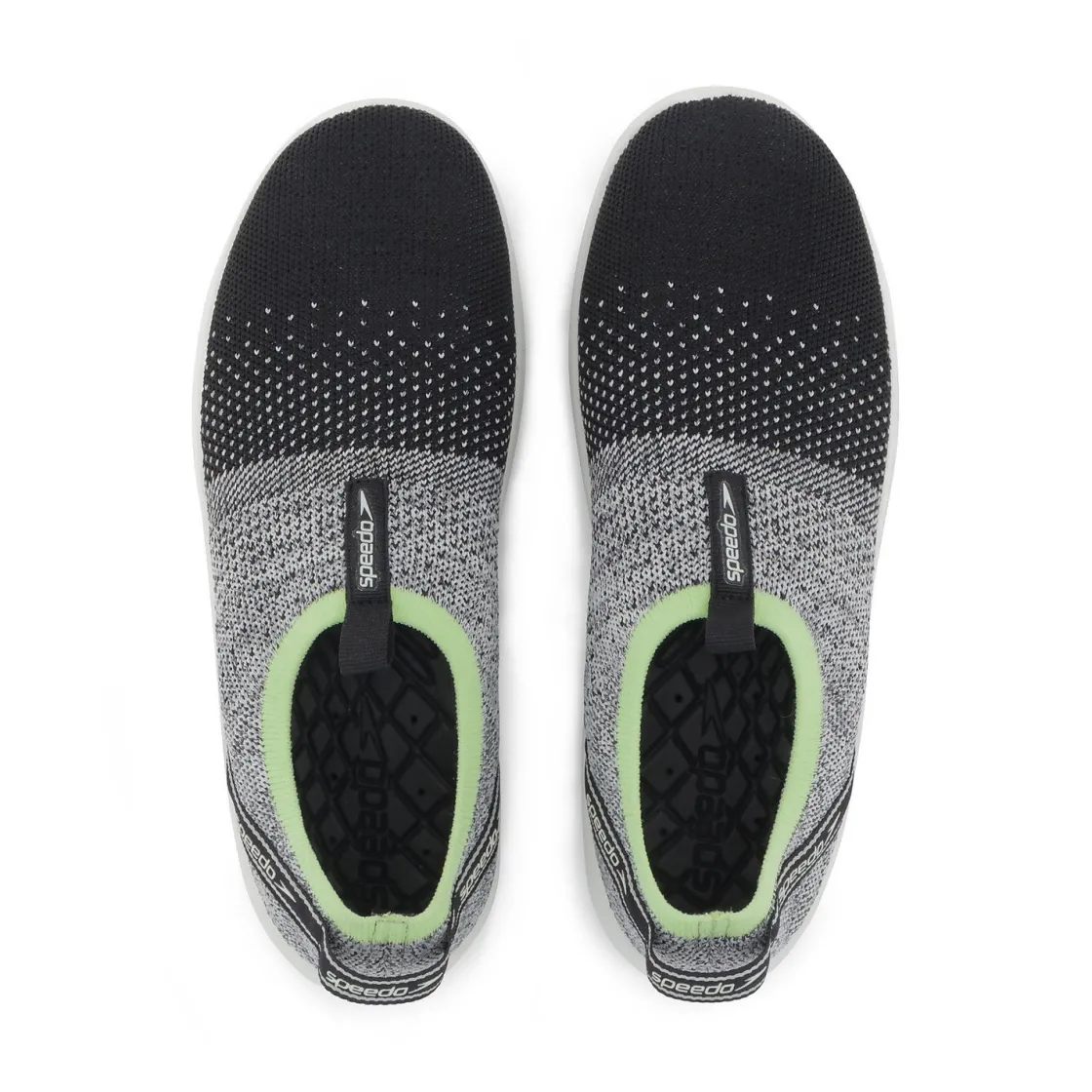 Footwear-Speedo Women's Surfknit Pro Black Gray