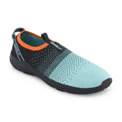 Footwear-Speedo Women's Surfknit Pro Black Aqua Splash