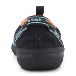 Footwear-Speedo Women's Surfknit Pro Black Aqua Splash