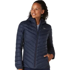 Parkas & Jackets-Speedo Women's Tephra Stretch Reflect Jacket Navy