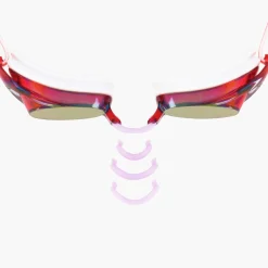 Racing-Speedo Women's Vanquisher 2.0 Mirro Goggle Red