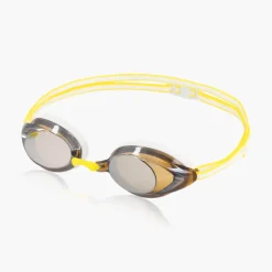 Racing-Speedo Women's Vanquisher 2.0 Mirrored Goggle White Amber