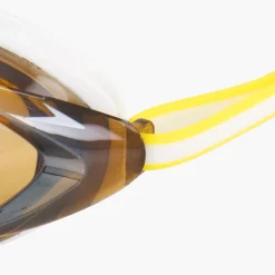 Racing-Speedo Women's Vanquisher 2.0 Mirrored Goggle White Amber
