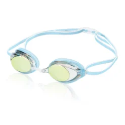 Racing-Speedo Women's Vanquisher 2.0 Mirrored Goggle Blue